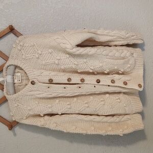 Wool bobble sweater